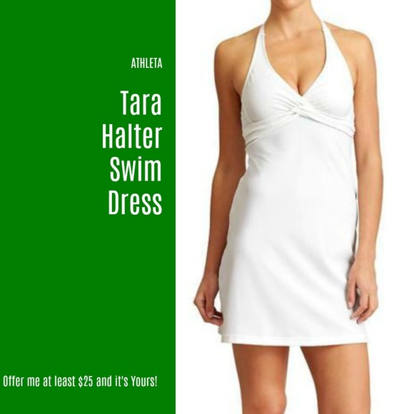 tara halter swim dress Athleta